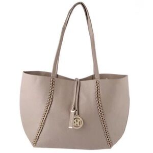 NWT Badgley Mischka Tote Bag with Chain Detail - Designer Style